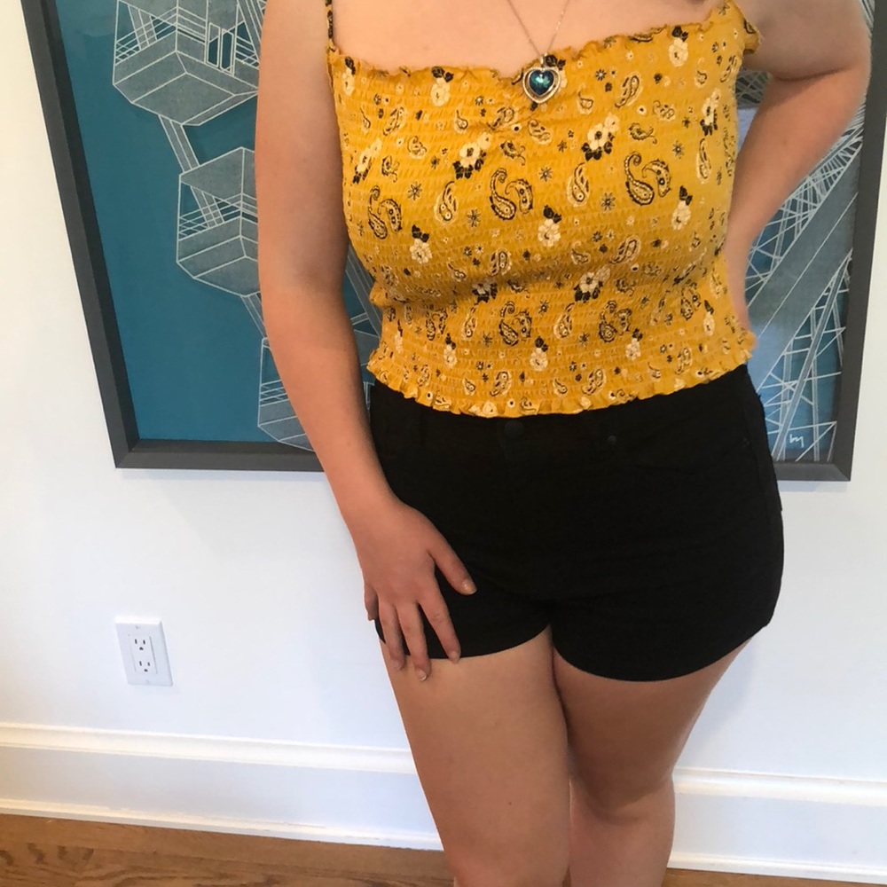 Ruched crop top